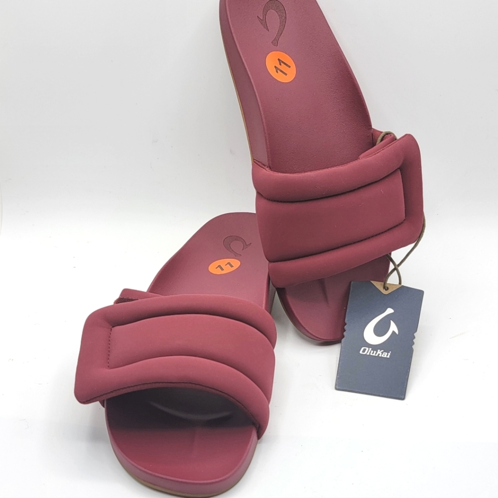 NWT!!! OLUKAI Sunbeam Women's Slide Sandals‎ Size 11 #1377